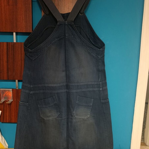 Helmi denim dress salopette midi blue like new