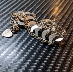 925 Silver Handmade Bracelet Used, Rare Piece