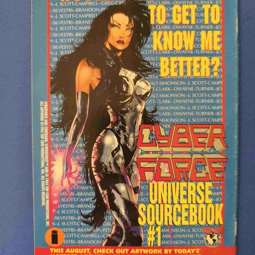 Image Cyberforce Vol 2 comic book used, 1995