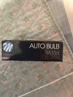 Auto Bulb BA15d 10W 24V new for trucks