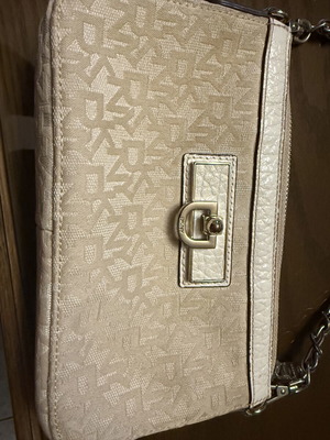 DNKY crossbody bag used, beige