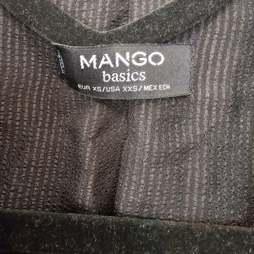 Mango black jacket like new, size XS, soft fabric