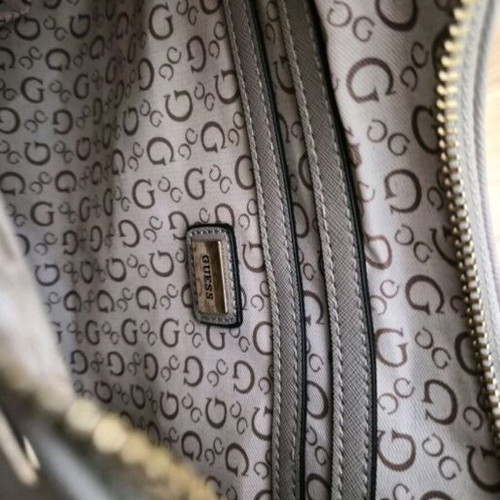 Guess Emerie Hobo shoulder bag new, beige multi with pouch