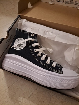 Converse All Star black sneakers like new, size 37.5