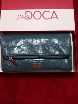 Doca Wallet New Blue With Multiple Compartments
