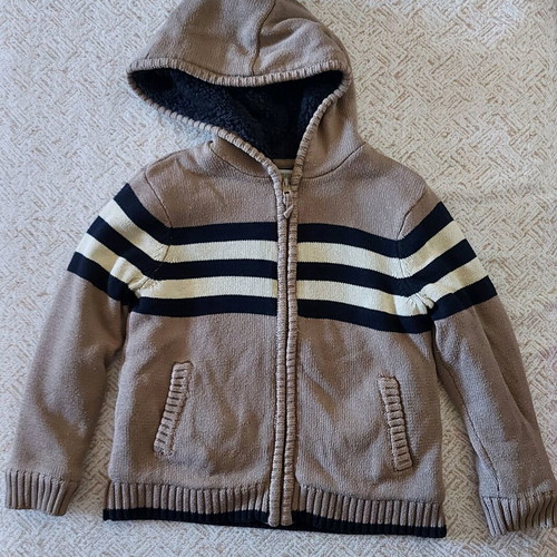 Orchestra fleece jacket like new, beige, size 110 cm