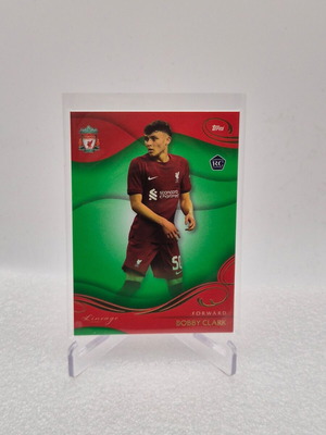 2022-23 Topps Liverpool FC Lineage Icons Green Bobby Clark #26 Rookie RC used