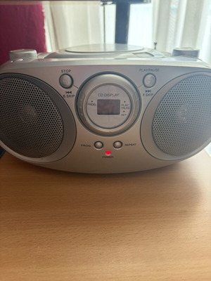 Silvercrest MD11 Portable Radio CD Player, silver