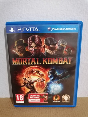 Mortal Kombat PS Vita case and cover used, no game included