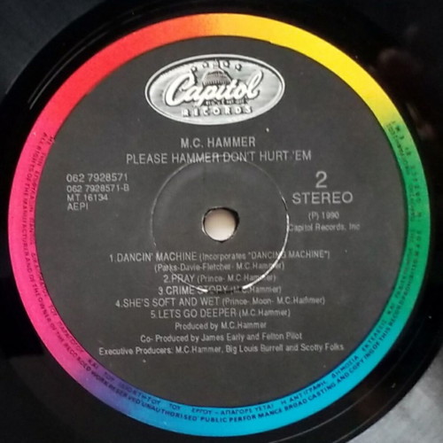 M.C. Hammer Please Hammer Don't Hurt 'Em vinyl album