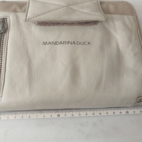 Mandarina Duck travel organizer used, beige, 25x18 cm