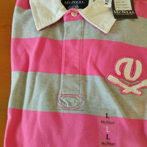 McNeal cotton shirt pink grey new size Large