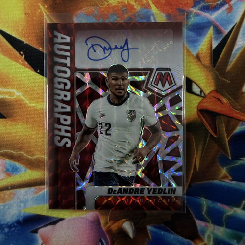 Deandre Yedlin Auto Panini Mosaic Road To World Cup Qatar card