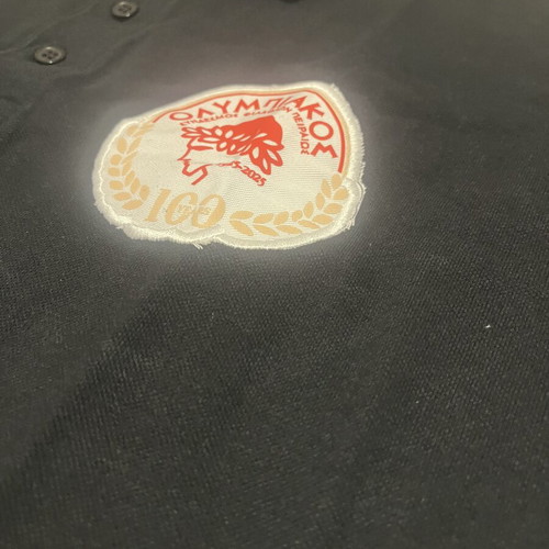 Olympiacos Anniversary Polo Shirt size L, new, authentic