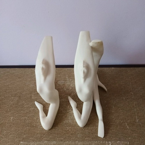 Decorative ballet statues like new, set of 2 pieces