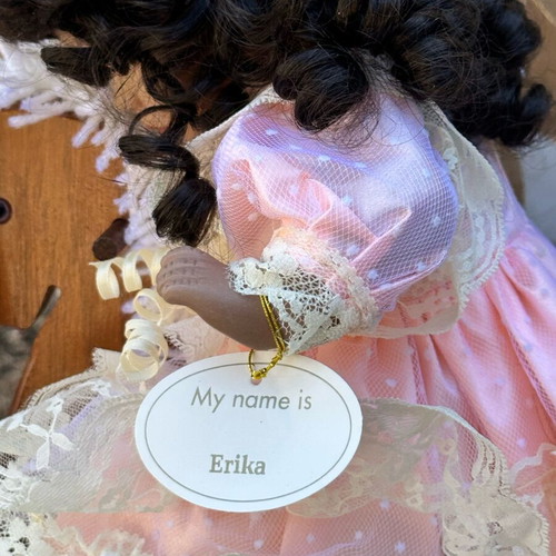 Porcelain doll Erika The Leonardo Collection used with certificate and box