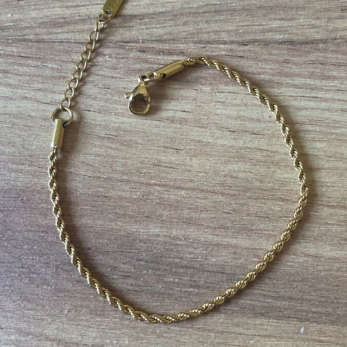 Stainless Steel Bracelet like new, gold tone