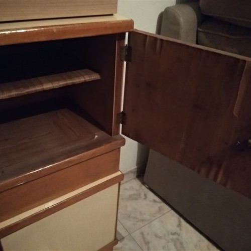 Κομοδίνα αντίκα μεταχειρισμένα, σετ 2, δεκαετία 50