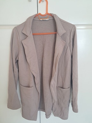 Rue Paris French Collection women's jacket cotton like new L-XL beige