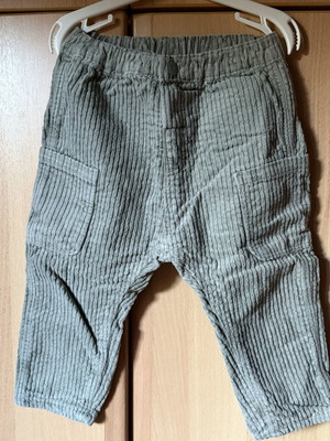 Corduroy pants for boy 86cm like new khaki