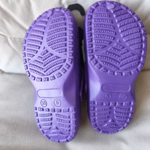 Women's sabo clogs new, purple, size 36
