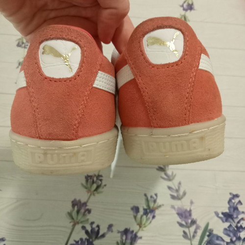 Puma Suede women's shoes new, salmon color, size 40.5
