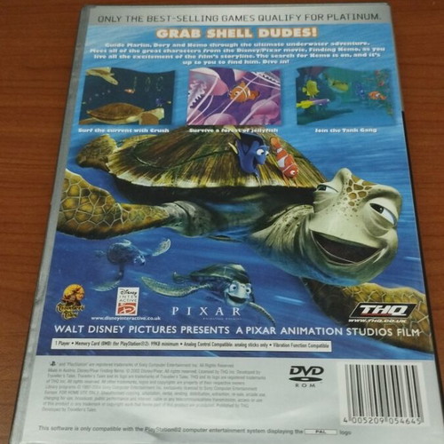 Finding Nemo PlayStation 2 game like new, adventure