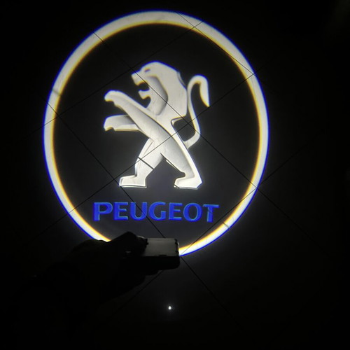 Projector Door Lights for Peugeot Car Set of 2, New