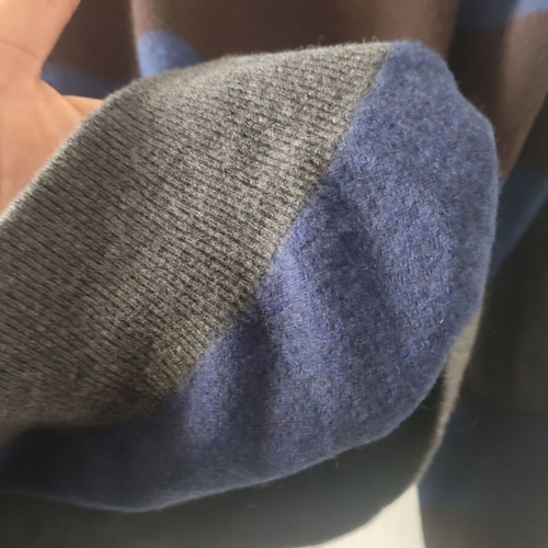 Ferrante striped pullover 100% merino wool like new, M/L
