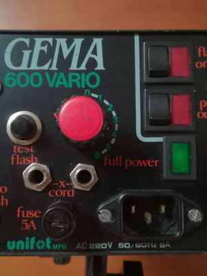 GEMA Studio Flash 650 Vario vintage