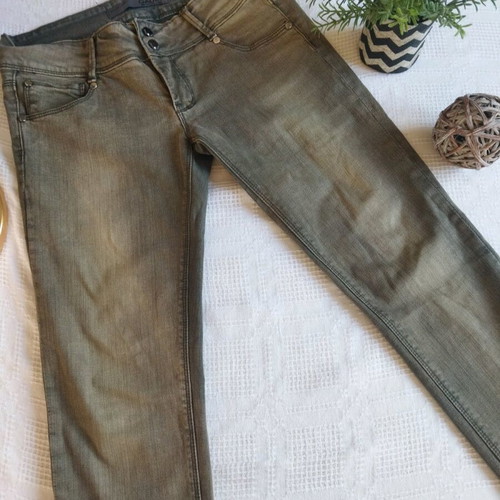 Jean pants Gaudi like new, grey-khaki, size M