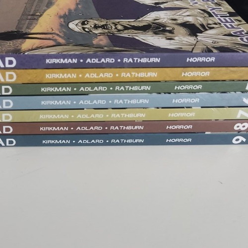 The Walking Dead Vols. 3–9 graphic novels like new