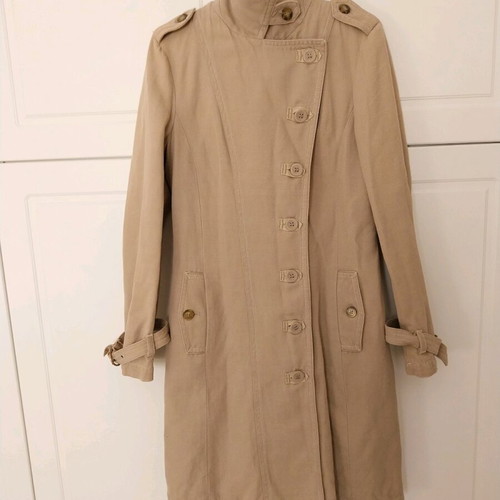 Denim Pinko trench coat like new, beige, size M