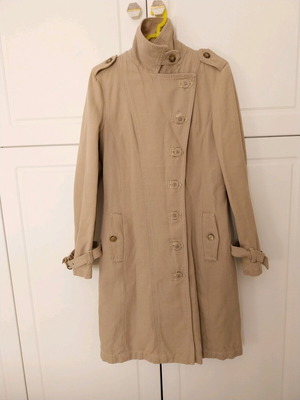 Denim Pinko trench coat like new, beige, size M