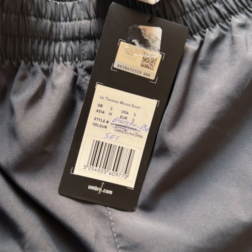Umbro shorts new, size S, gray