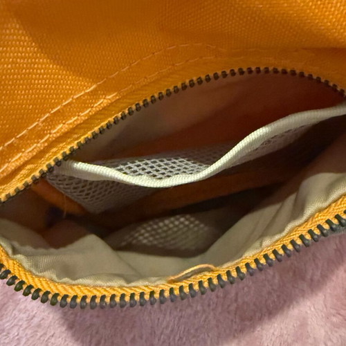 Attrattivo crossbody bag like new, orange and gray