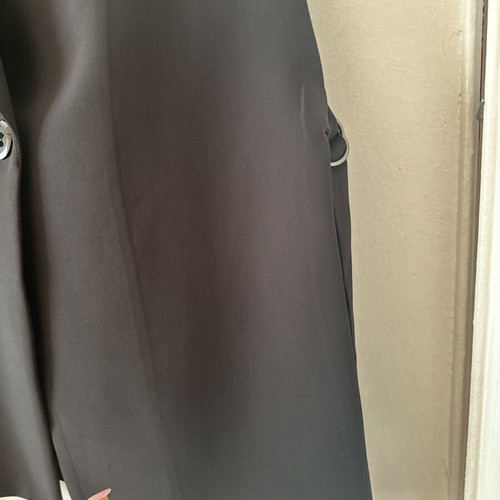 Black vest like new with side openings, size L