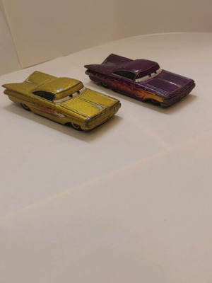 Cars Ramone used, purple and yellow, small metal Mattel