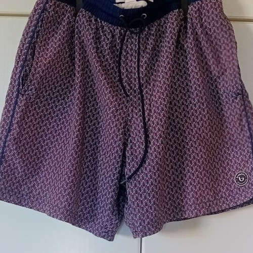 Byblos men's swim shorts large like new, velvet fabric, back pocket