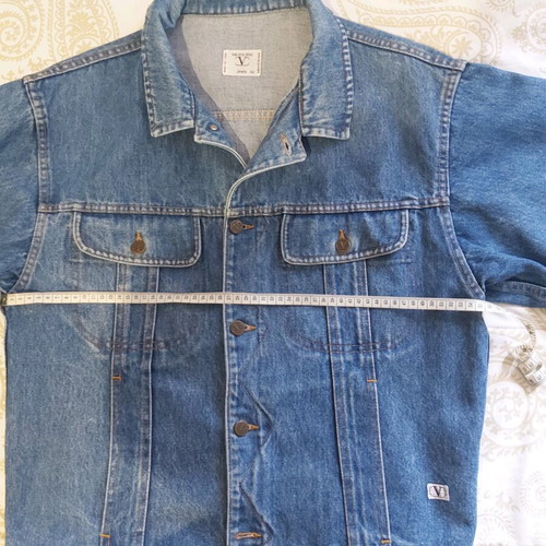 Valentino Garavani denim jacket used, blue, oversized