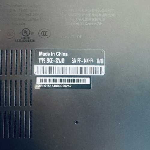 Lenovo ThinkPad X1 Carbon Gen 7 laptop like new, Intel Core i7, 8GB RAM, 512GB SSD