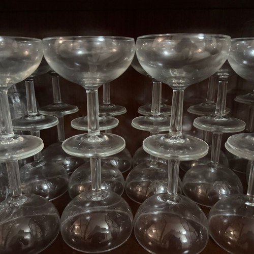 Glass champagne glasses new, pack of 24, professional or party use