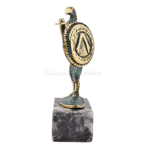 Bronze decorative statue Leonidas King of Sparta new 13 cm