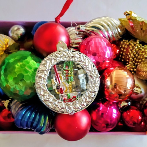 Christmas ornaments and balls set of 46, plastic