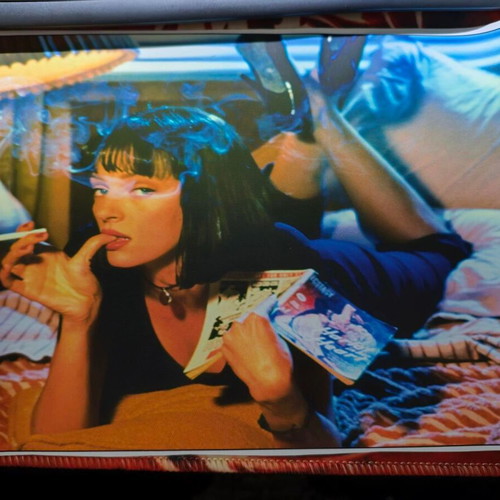 Pulp Fiction Collectible Poster Mia Wallace like new