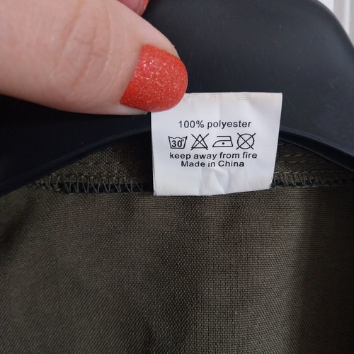 Artpro bolero military style khaki with gold details, like new, size M
