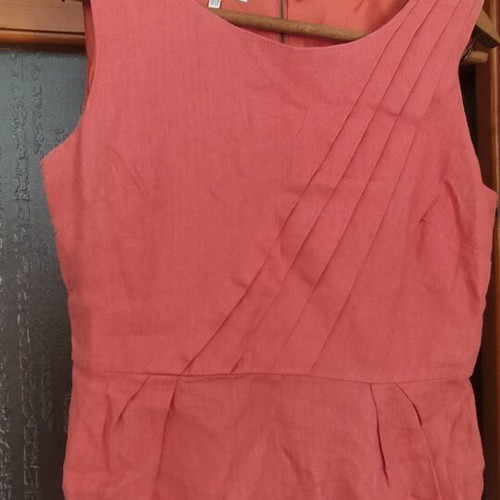 Φόρεμα Laura Ashley 100% λινό σαν καινούργιο, υπέροχο χρώμα