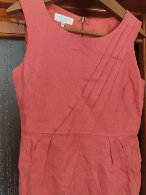 Φόρεμα Laura Ashley 100% λινό σαν καινούργιο, υπέροχο χρώμα