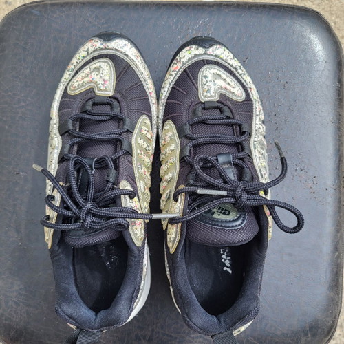 Nike Air Max 98 LX women's sneakers, recycled material black, size 38