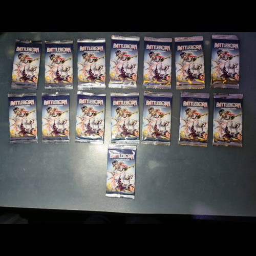 Battleborn sealed card packs, pack of 15, like new